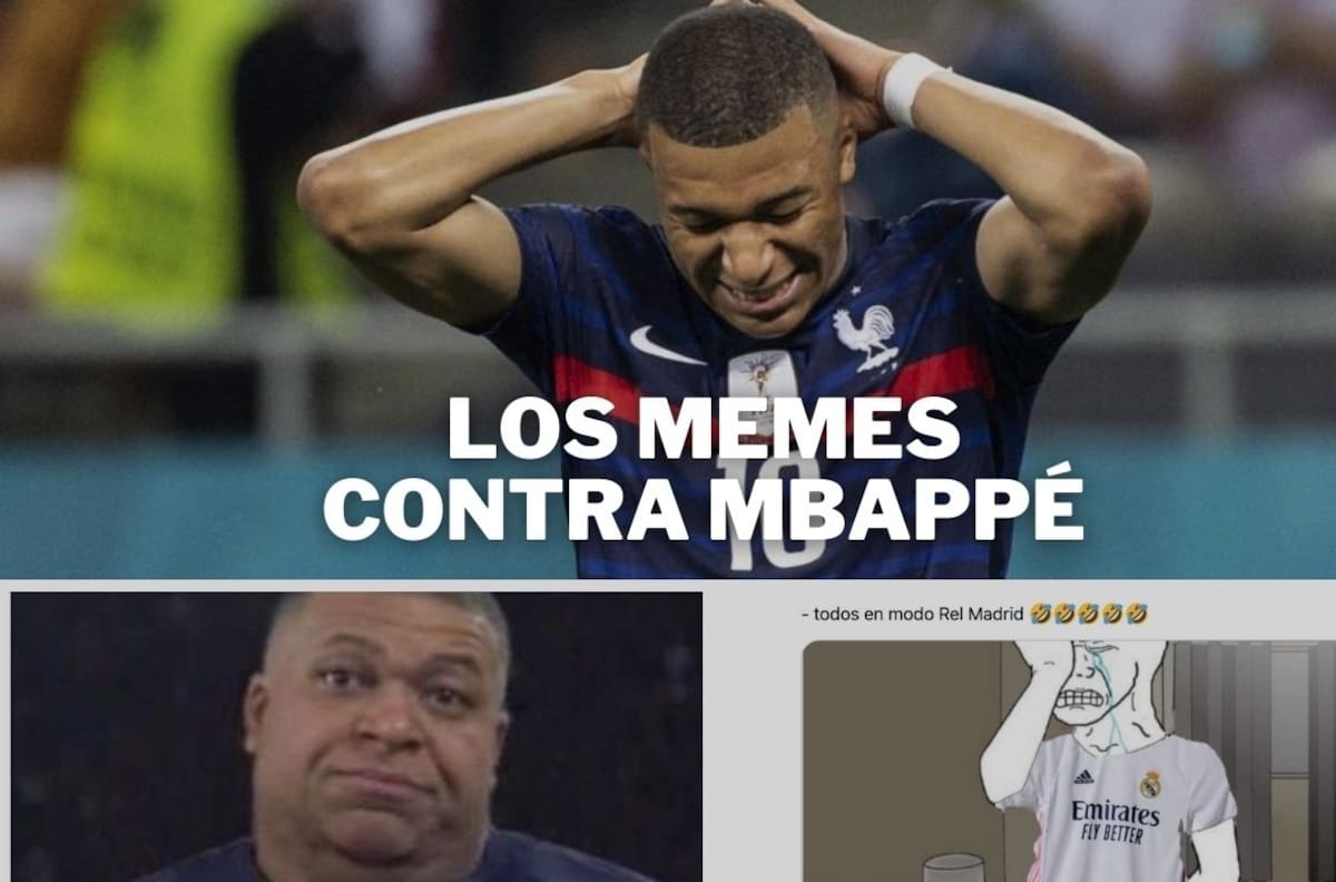 Euro 2020: Memes contra Mbappé tras eliminación de Francia