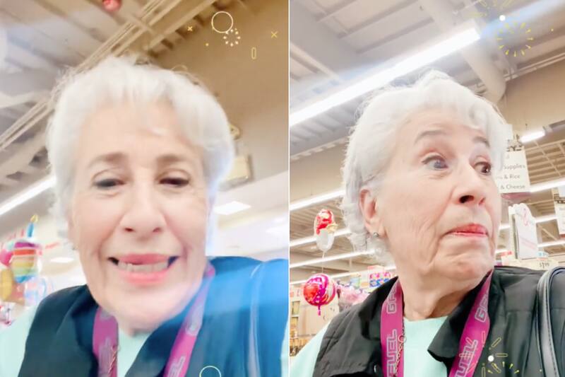 Una mujer mayor llamó la atención por mostrar la felicidad que le ocasionó su divorcio.