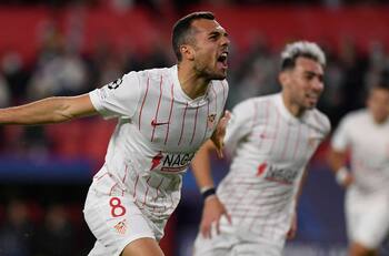 El Sevilla sigue con vida en la Champions League
