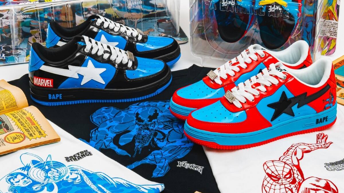 Así lucen los nuevos sneakers inspirados en Spider-Man, Venom y Doctor Strange