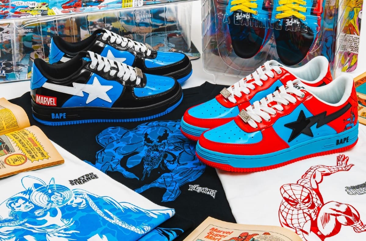 Así lucen los nuevos sneakers inspirados en Spider-Man, Venom y Doctor Strange