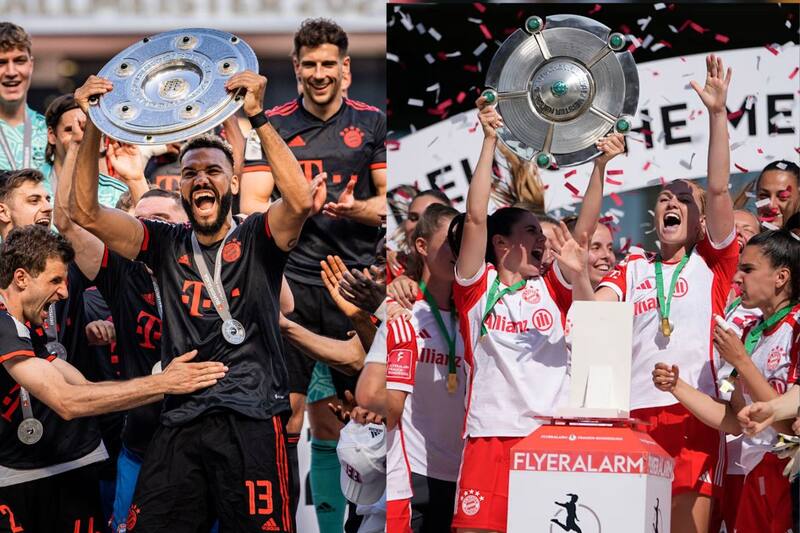 Fin de semana de ensueño para el cuadro bávaro que ganó la Bundesliga tanto en hombres como en mujeres.