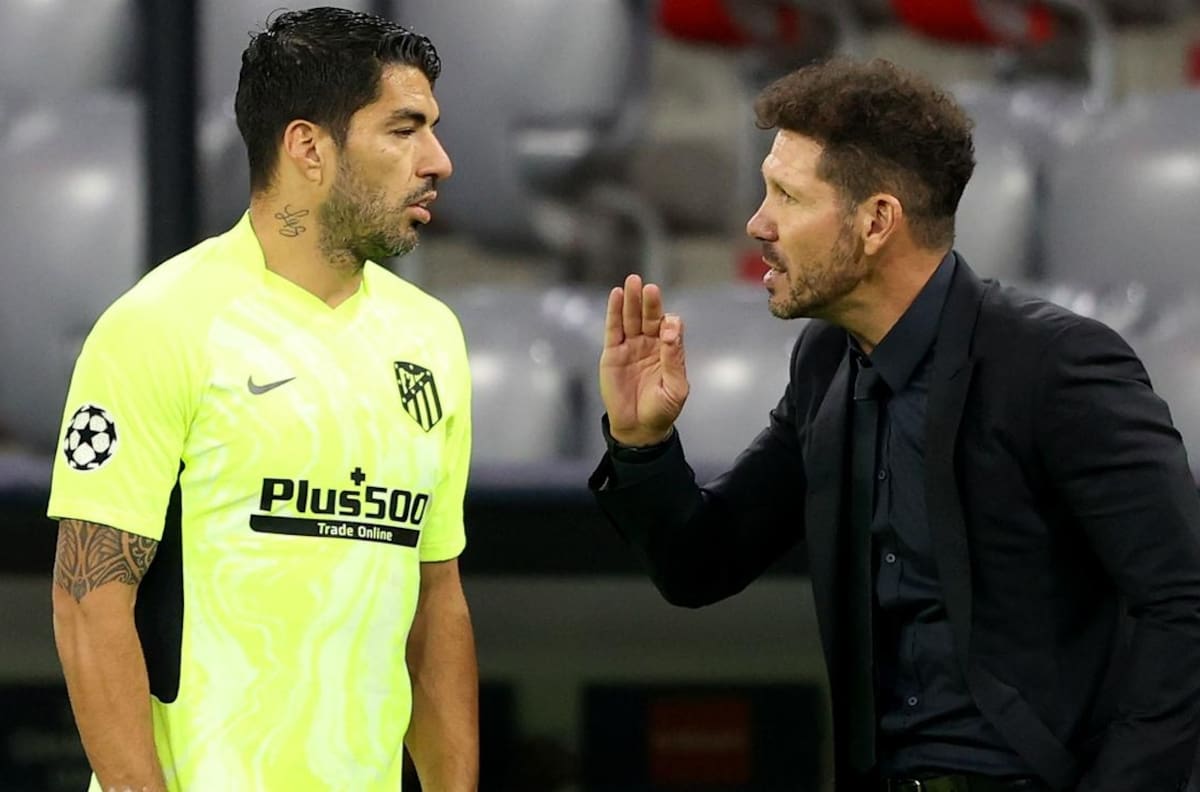 Diego Simeone se negó a opinar sobre el contrato de Luis Suárez