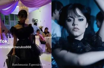 Quinceañera cambia su vals por el baile de Merlina y se hace viral | VIDEO