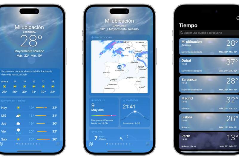 Aprende cómo usar las mejores aplicaciones para ver el tiempo.