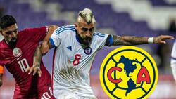 El detalle que tuvo Arturo Vidal con jugador del América de la Liga MX