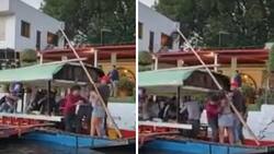 VIDEO| Difunden en redes clip de pelea en trajineras de Xochimilco