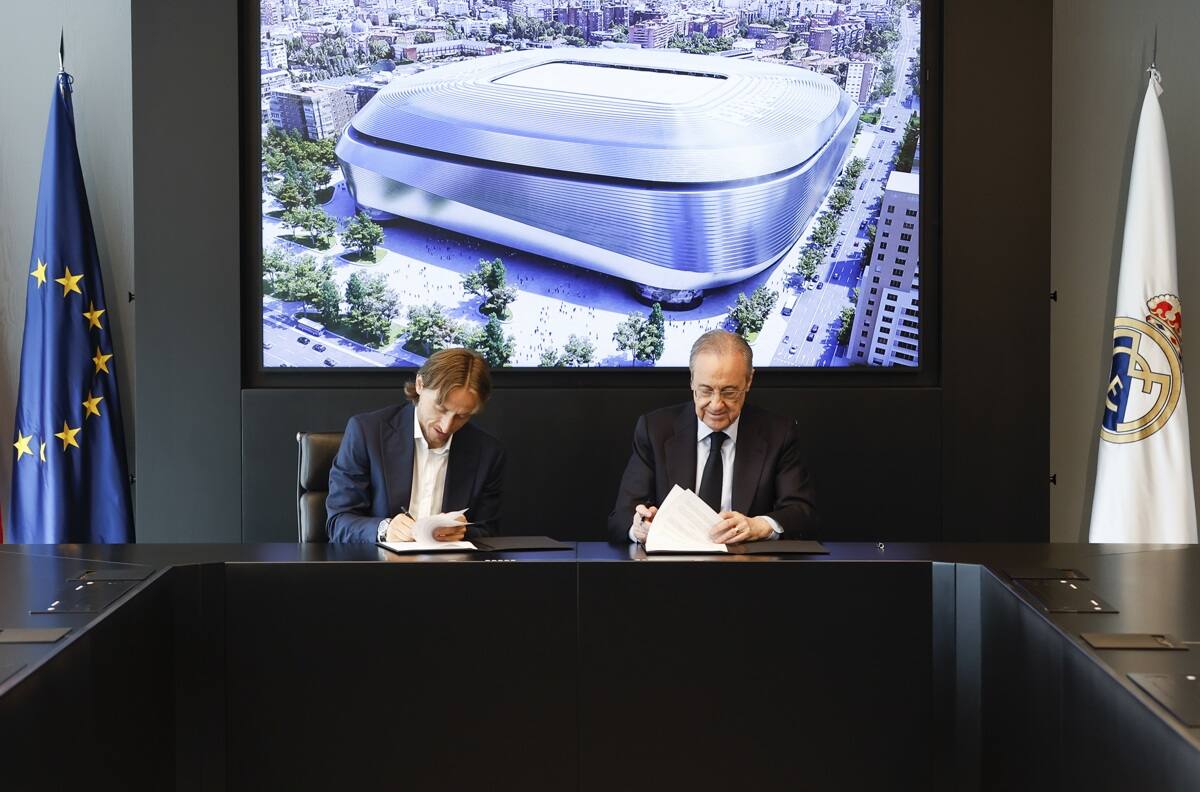 Así celebraron estrellas del Real Madrid la renovación de Luka Modric