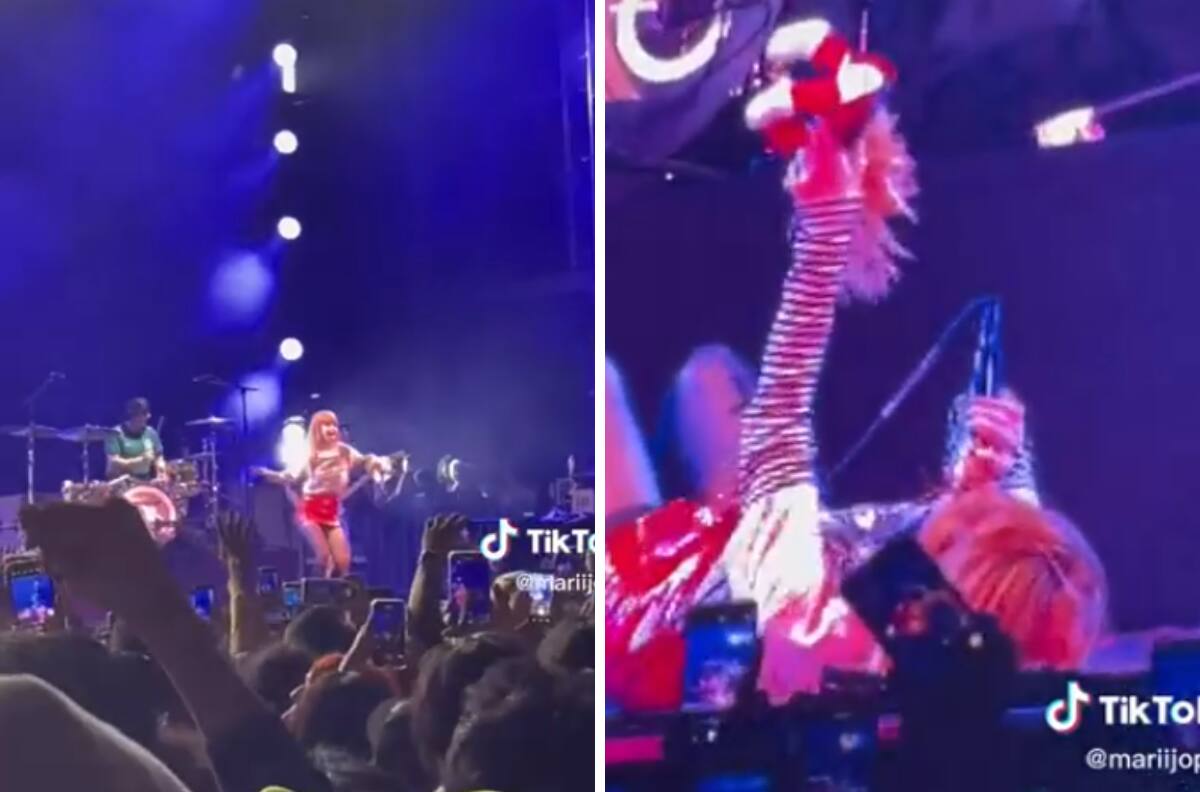 VIDEO| Hayley Williams tira su micrófono por jugar con un Dr. Simi y se hace viral