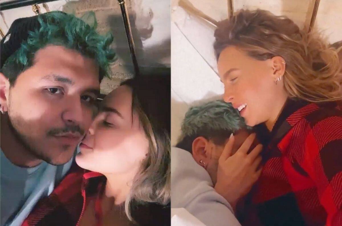 Belinda y Christian Nodal así celebraron ocho meses juntos: "Hago este juramento nunca vamos a terminar"