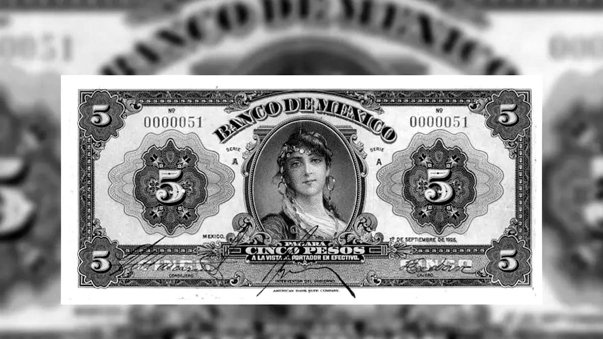 Numismática: El primer billete de Banxico con una mujer vale casi 40 mil pesos