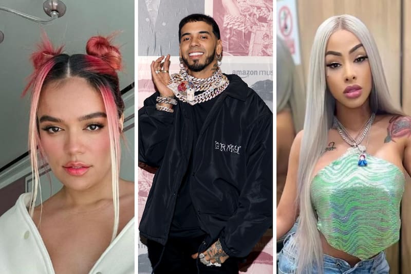 Redes reaccionan ante polémica entre Karol G, Anuel AA y Yailín.