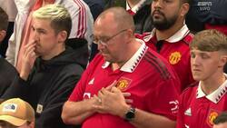 VIDEO | El minuto de silencio tras la muerte de la Reina Isabel II en partido del Manchester United