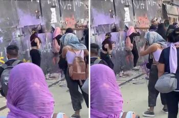 Dhasia Wezka denuncia agresiones por parte de policías en marcha del 8M