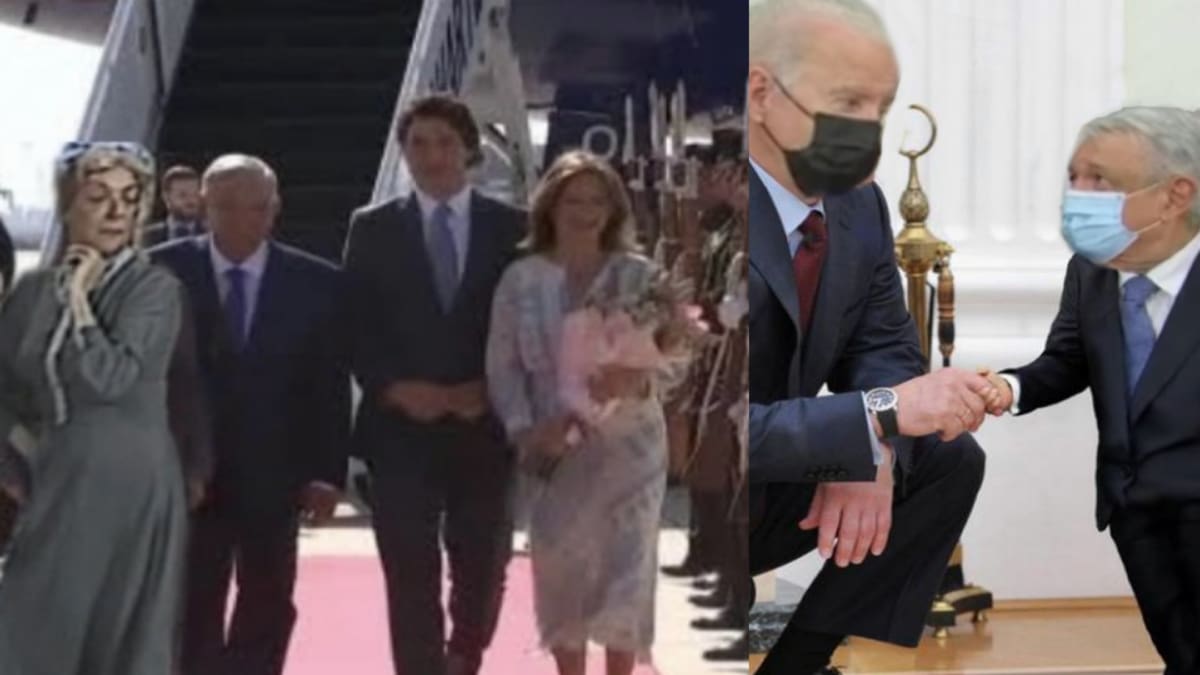 Usuarios inundan redes sociales con memes de AMLO, Joe Biden y Justin Trudeau durante su visita en México