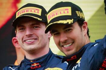 Prensa británica habló sobre problema de Sergio "Checo" Pérez y Max Verstappen