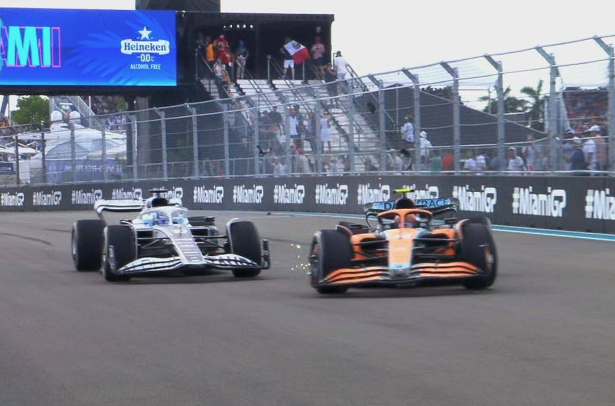 VIDEO VIRAL | El impactante choque de Lando Norris con Pierre Gasly en el GP de Miami