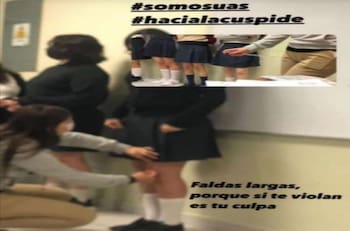 Miden largo de faldas a alumnas en Sinaloa: las hacen responsables si sufren abuso sexual