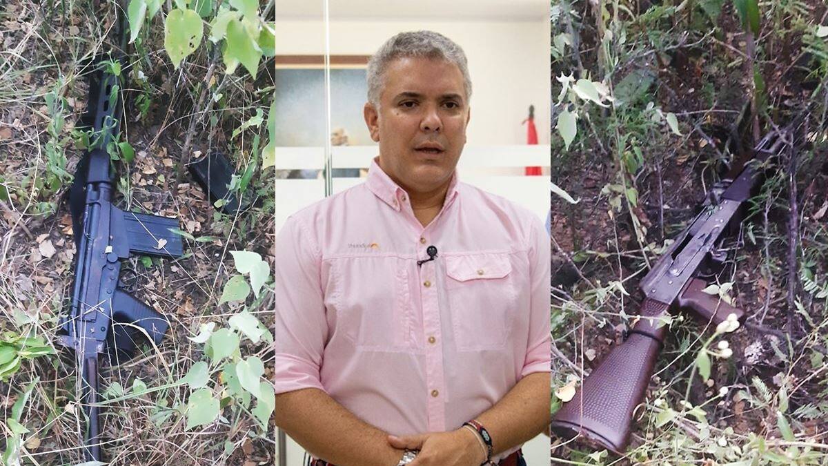 Encuentran armas del Ejército venezolano en atentando a Iván Duque; ofrecen recompensa
