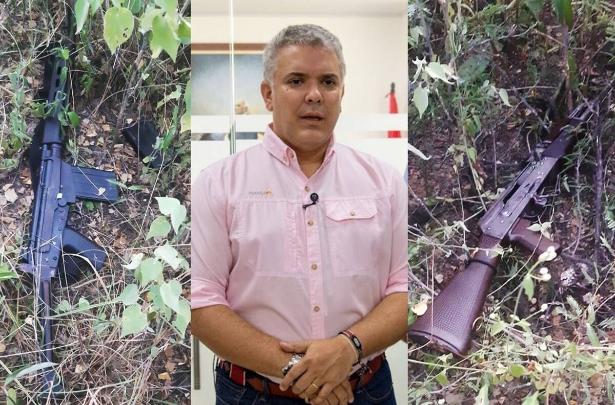 Encuentran armas del Ejército venezolano en atentando a Iván Duque; ofrecen recompensa