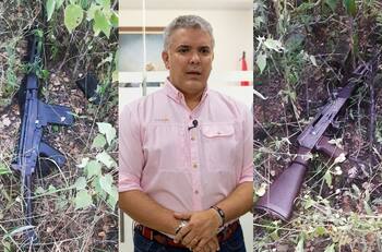Encuentran armas del Ejército venezolano en atentando a Iván Duque; ofrecen recompensa