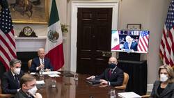 Se realizó la primera reunión bilateral virtual entre AMLO y Joe Biden