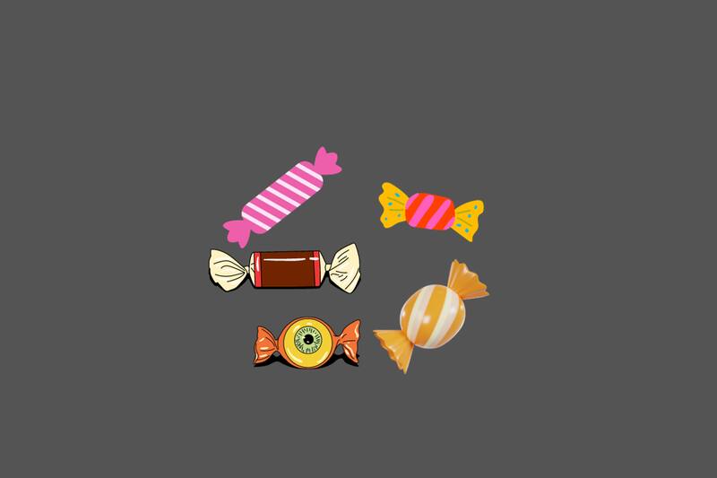 ¡Eran cinco dulces!