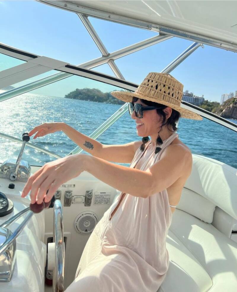 La actriz disfruta de unos días románticos