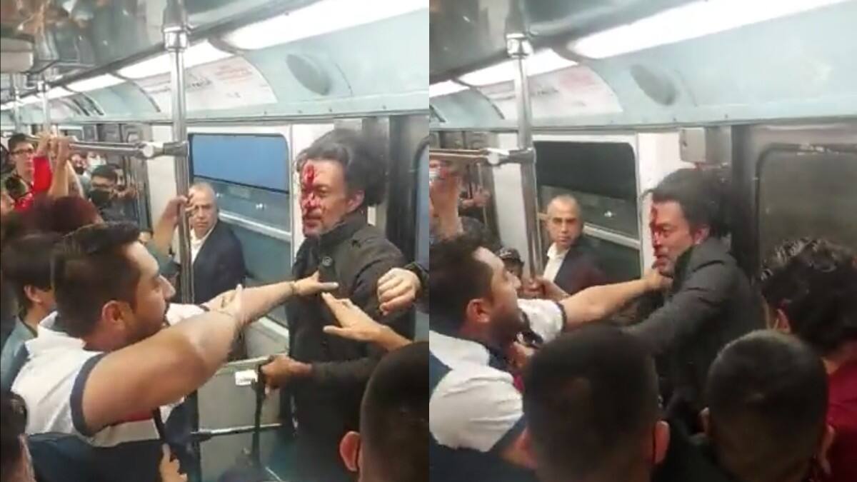 VIDEO | “Tengo SIDA”, aseguró pasajero durante una pelea suscitada en el Metro de CDMX