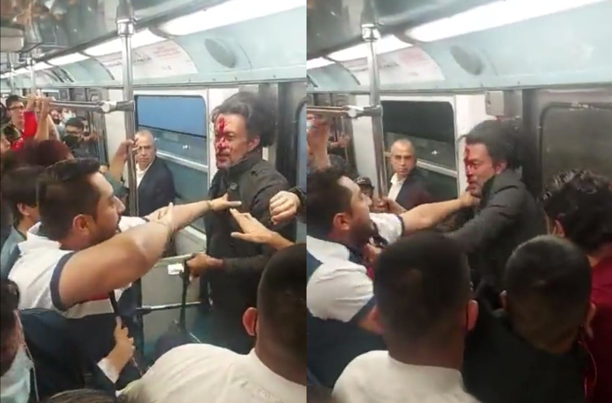 VIDEO | “Tengo SIDA”, aseguró pasajero durante una pelea suscitada en el Metro de CDMX