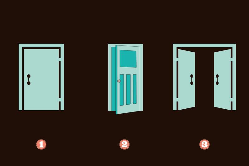 ¿Cuál de las tres puertas llama más tu atención?