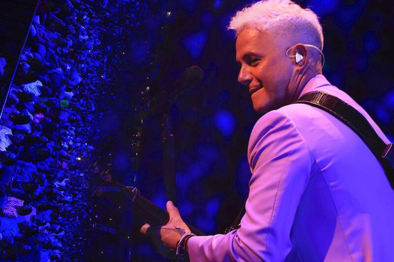 Alejandro Sanz en concierto.