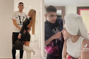 VIDEO | Johan Vásquez y su novia protagonizan divertidos Tik Toks en internet