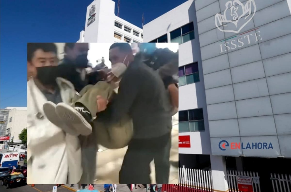 VIDEO | Paciente del ISSSTE fallece en espera de atención médica