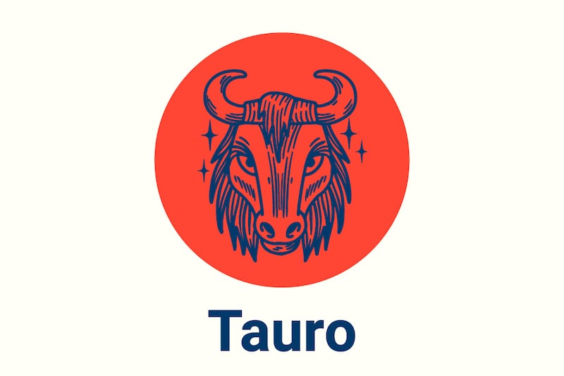 Imagen con el símbolo del signo zodiacal Tauro.