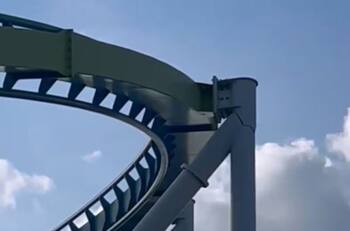 VIDEO | Nuevo miedo desbloqueado: Se fracturó la montaña rusa más alta de Estados Unidos