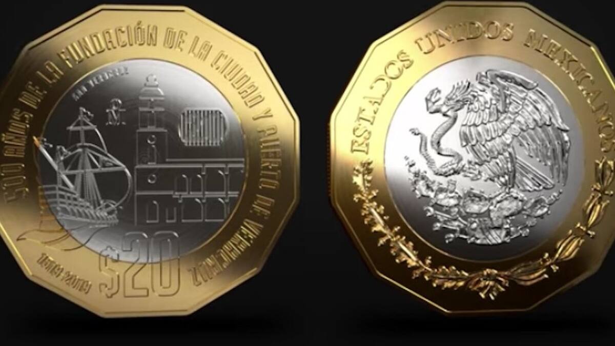 Numismática: Esta moneda de 20 pesos se vende hasta en 666 mil