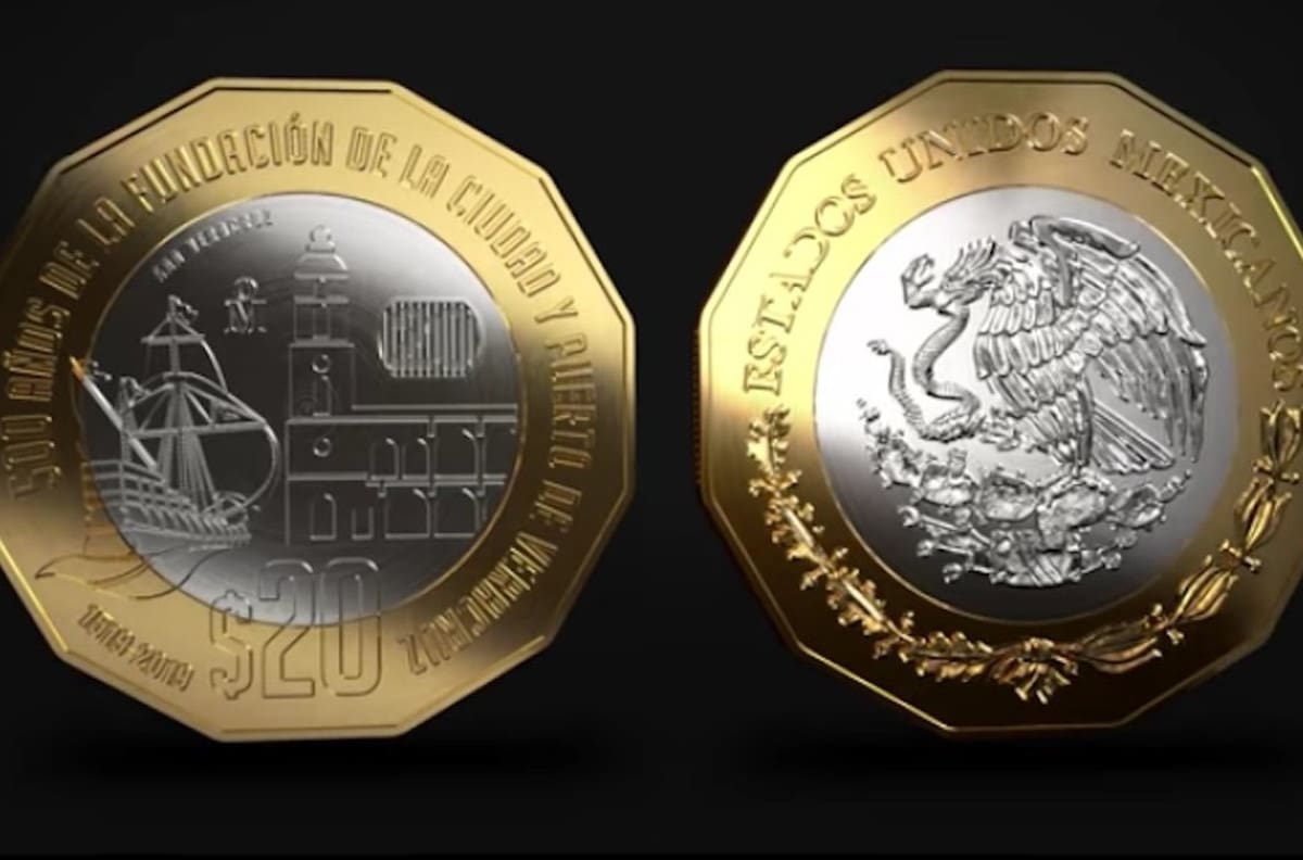 Numismática: Esta moneda de 20 pesos se vende hasta en 666 mil