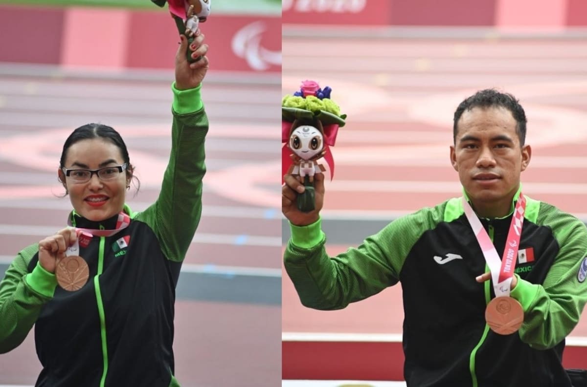Rebeca Valenzuela y Leonardo Pérez suman nuevas medallas en Paralímpicos