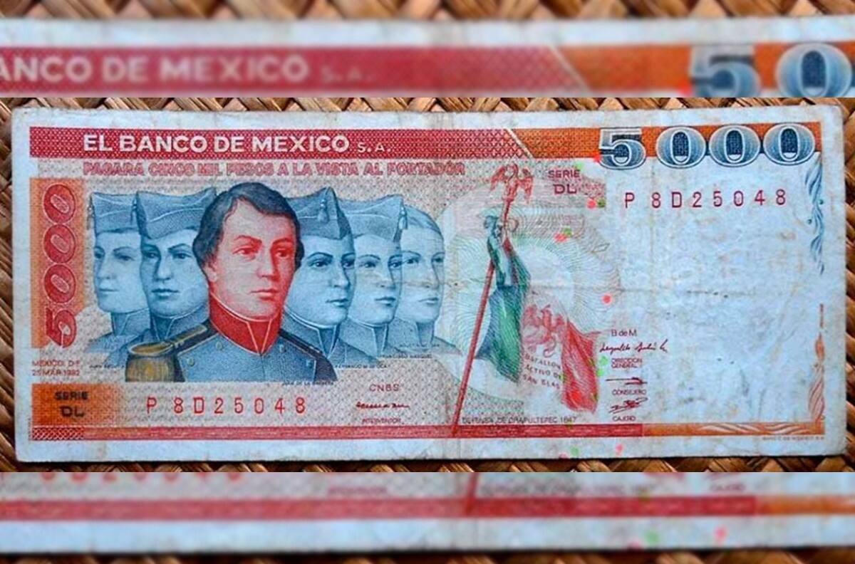 Numismática: Venden billete antiguo de los Niños Héroes en más de 40 mil pesos