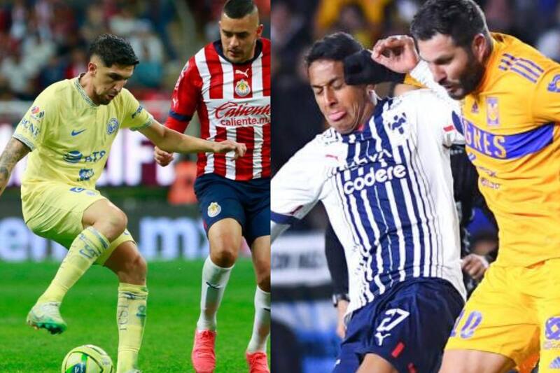 Chivas vs América y Monterrey vs Tigres: sólo clásicos en las semifinales de la Liga MX