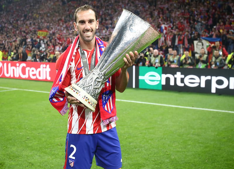Diego Godín ganó la Europa League en 2012 y en 2018 con el Atlético de Madrid