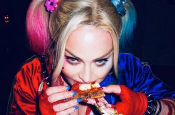 Madonna sorprende que a sus 63 años es idéntica a Harley Quinn