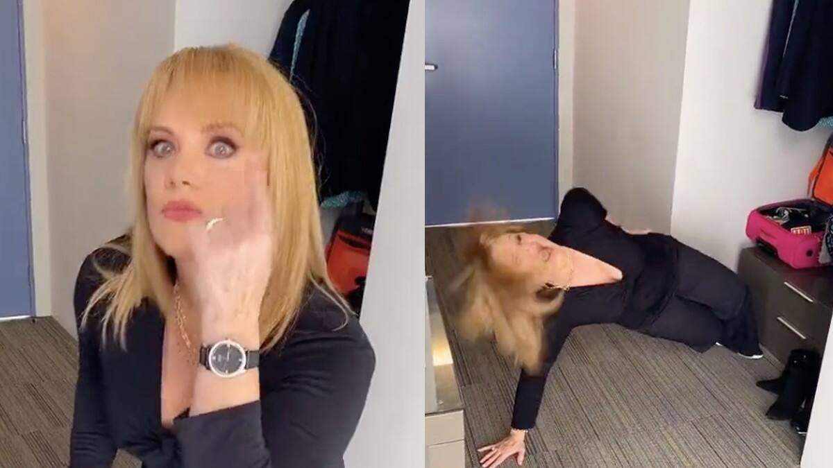 Erika Buenfil intenta el challenge de twerking de Anitta y termina con la cadera 'dislocada'