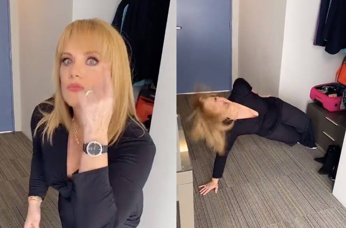 Erika Buenfil intenta el challenge de twerking de Anitta y termina con la cadera 'dislocada'