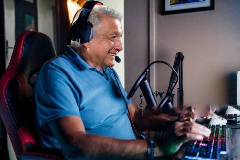 Consideran a AMLO como uno de los streamers hispanos más vistos del año.