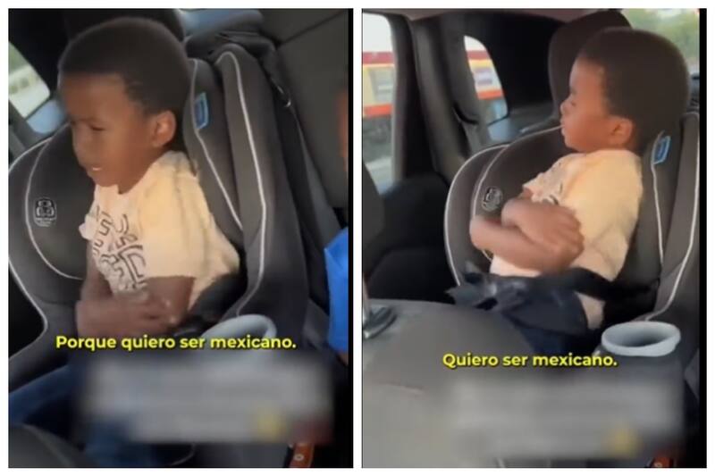 Este pequeño se indigna porque quiere ser mexicano.
