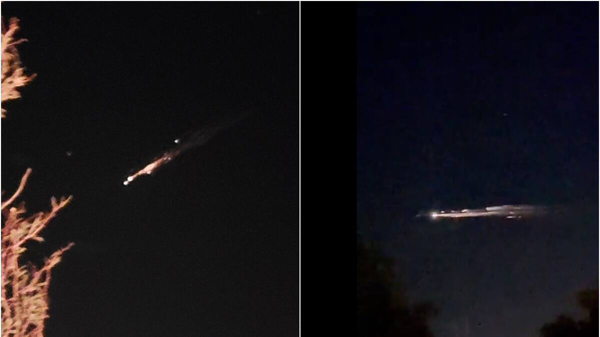 VIDEO: Captan caída impresionante de supuesto meteorito en Sinaloa y Baja California Sur