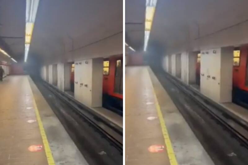 El Metro volvió a sufrir un accidente.