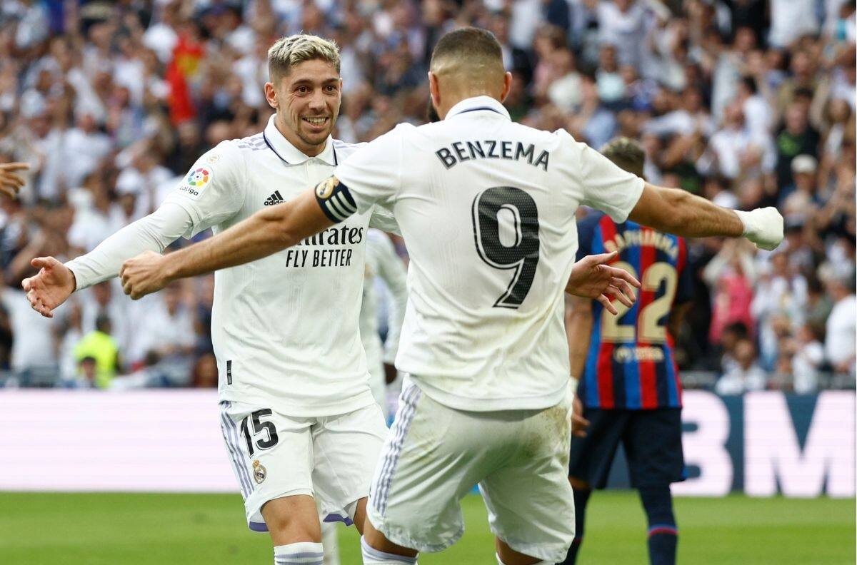 Real Madrid impone condiciones en el Clásico de España y golea al FC Barcelona